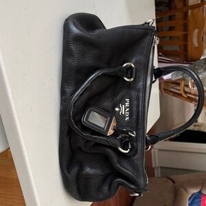 Prada Black Leather Satchel